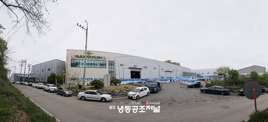 경기도 화성시 마도면에 위치한 삼영종합기기 본사·공장 전경
