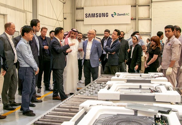 자밀 에어컨(Zamil Air Conditioners, ZAC)'은 삼성전자의 협력하에 사우디 담맘(Dammam)에 VRF 기술 기반의 시스템에어컨 생산 공장을 준공했다.(사진=ZAC)