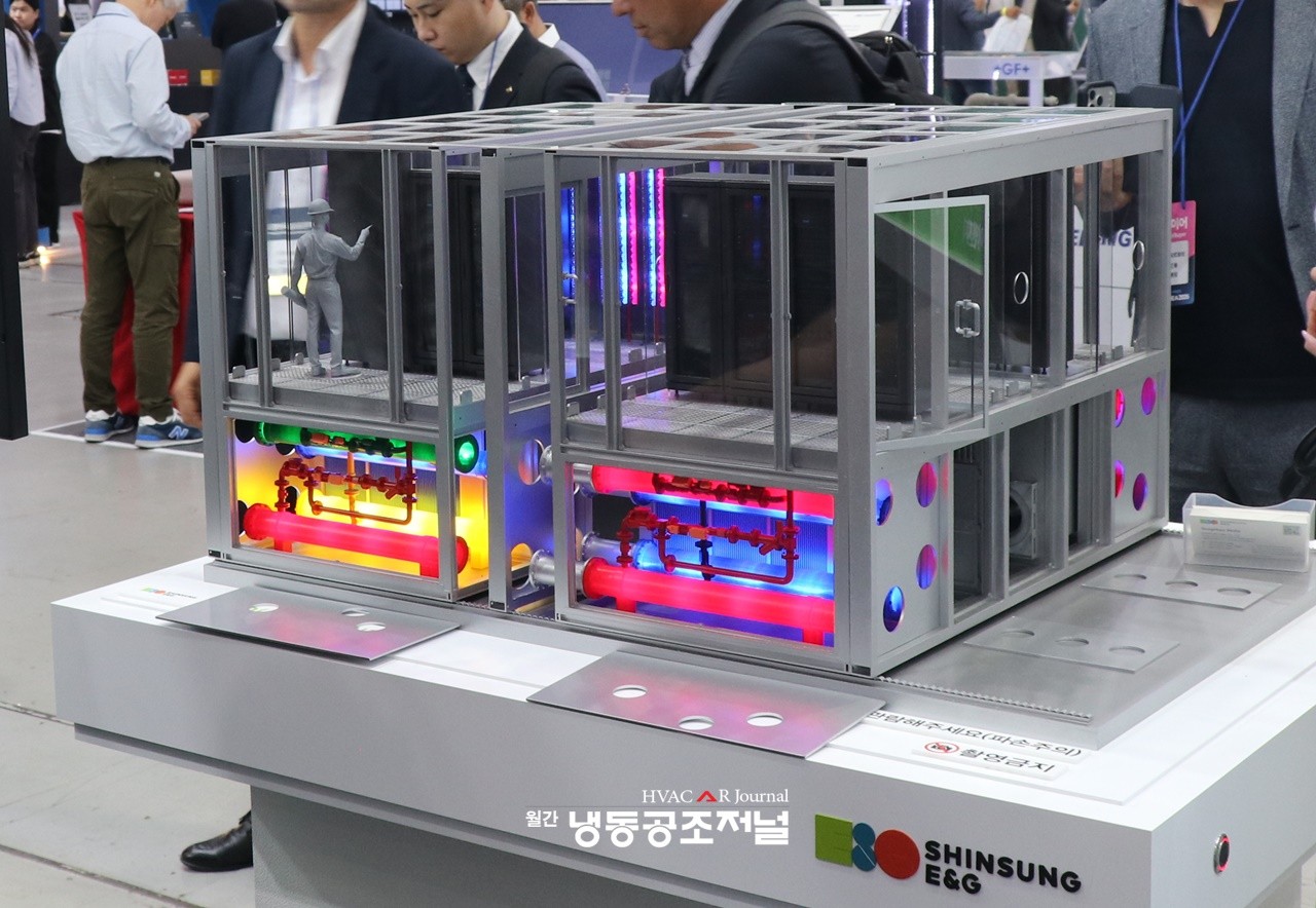 [HVAC KOREA 2026] 신성이엔지, AI 서버랙·냉각시스템 일체형 모듈 플랫폼 공개